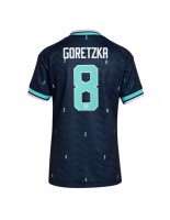 Německo Leon Goretzka #8 Venkovní Dres pro Dámské MS 2026 Krátký Rukáv